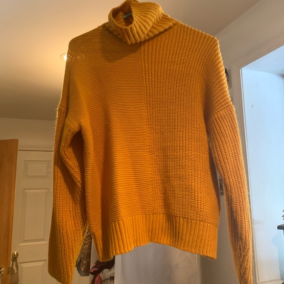 Yellow Turtle Neck Sweater from Forever 21 - Picture 1 of 2